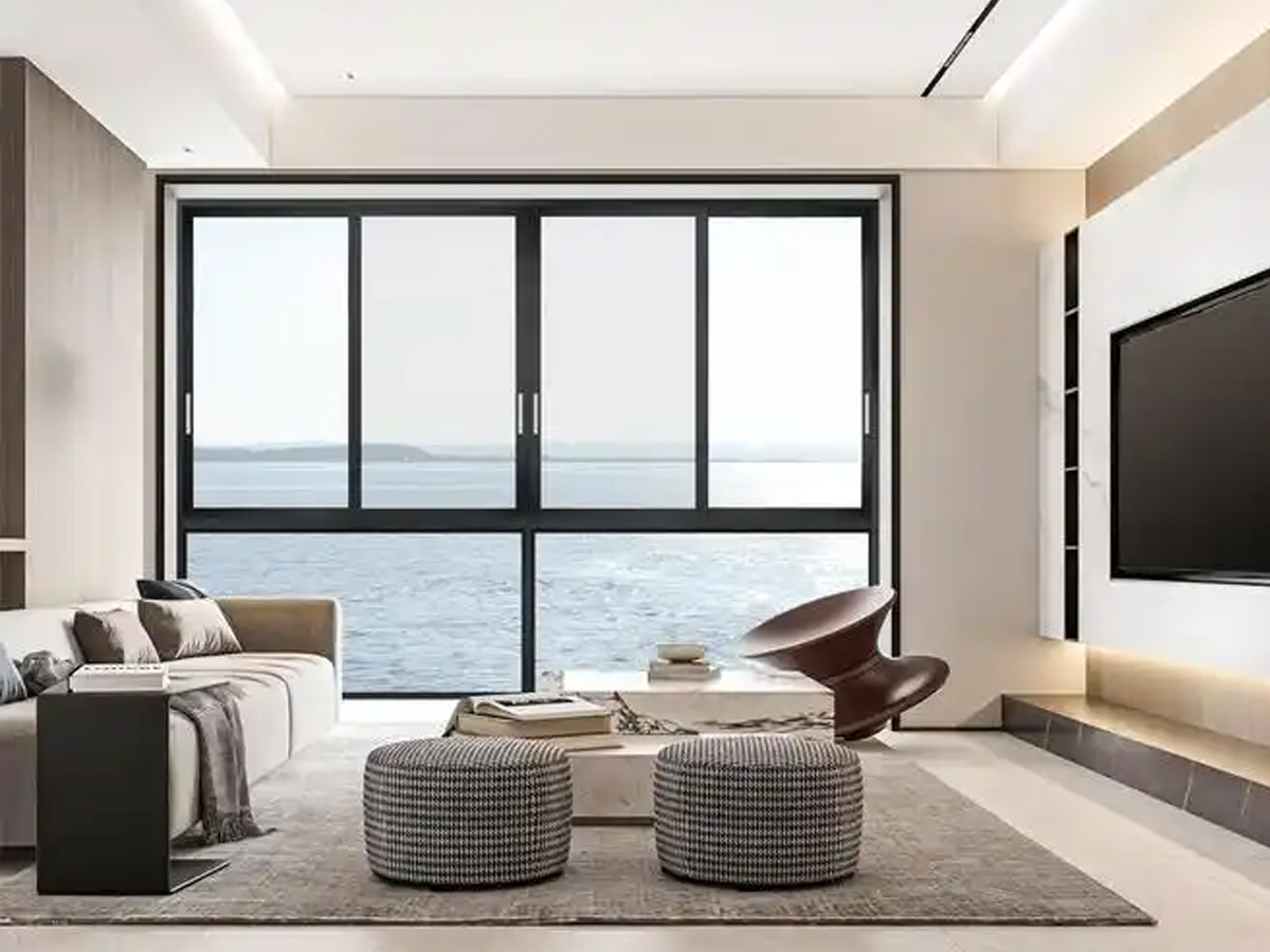 River-View Room Large Sliding Window