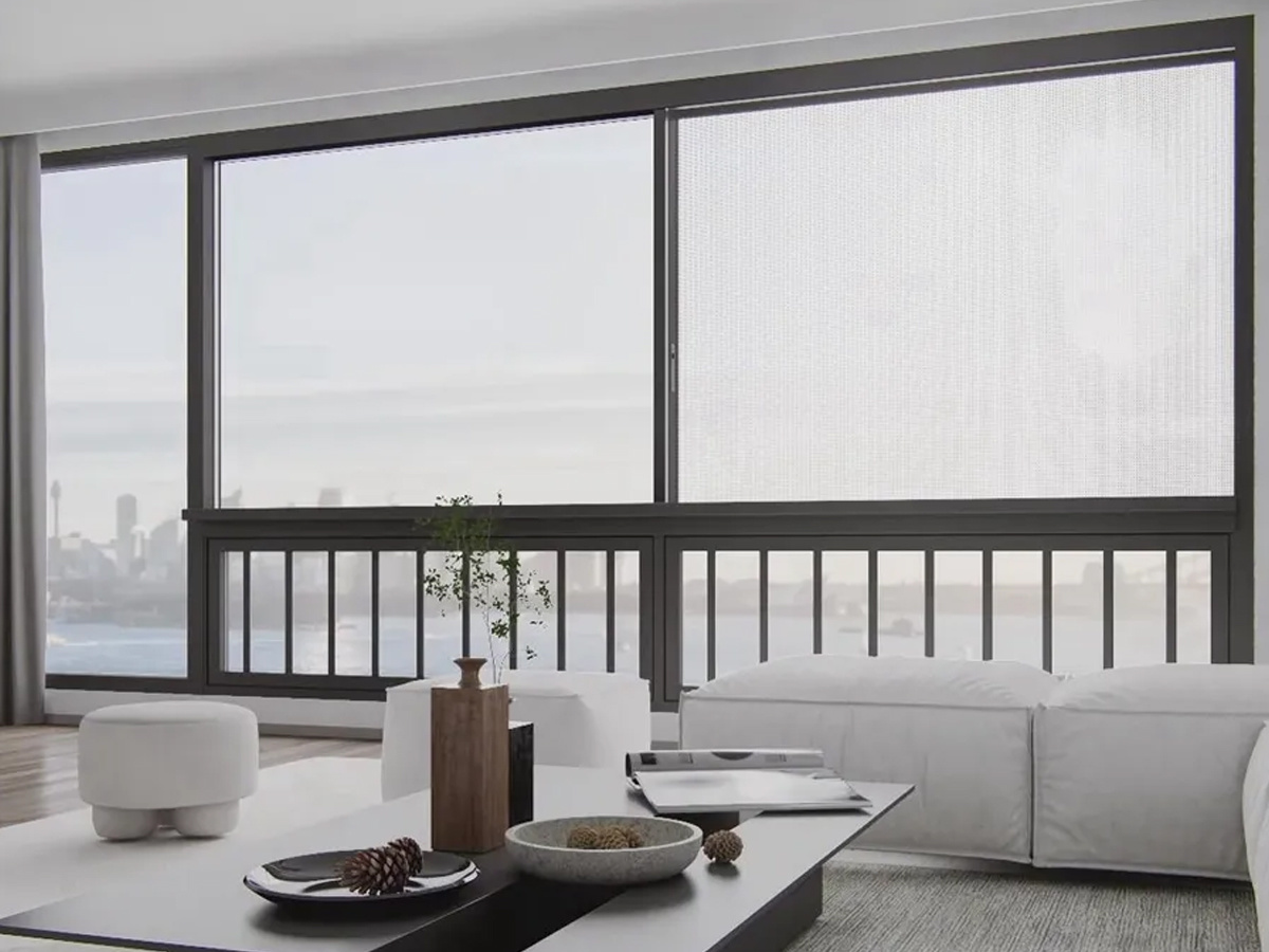 Wide-View Living Room Sliding Window
